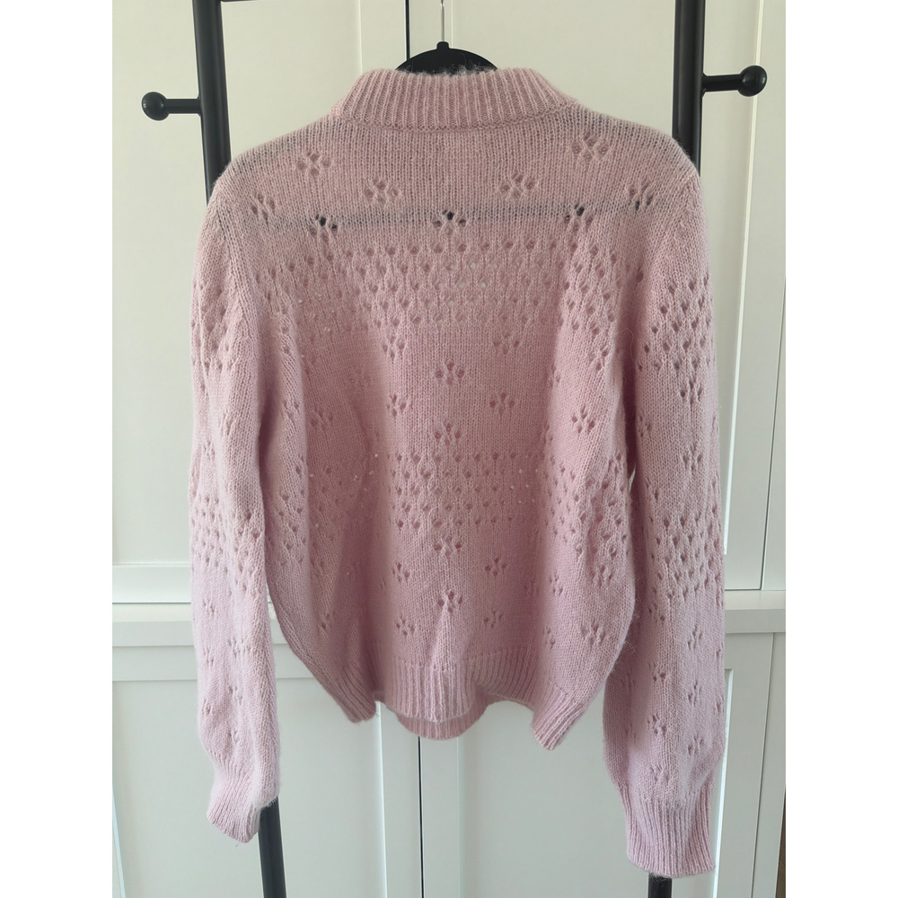 Anine Bing Pink Mock Neck Knit Sweater - Picture 2 of 3